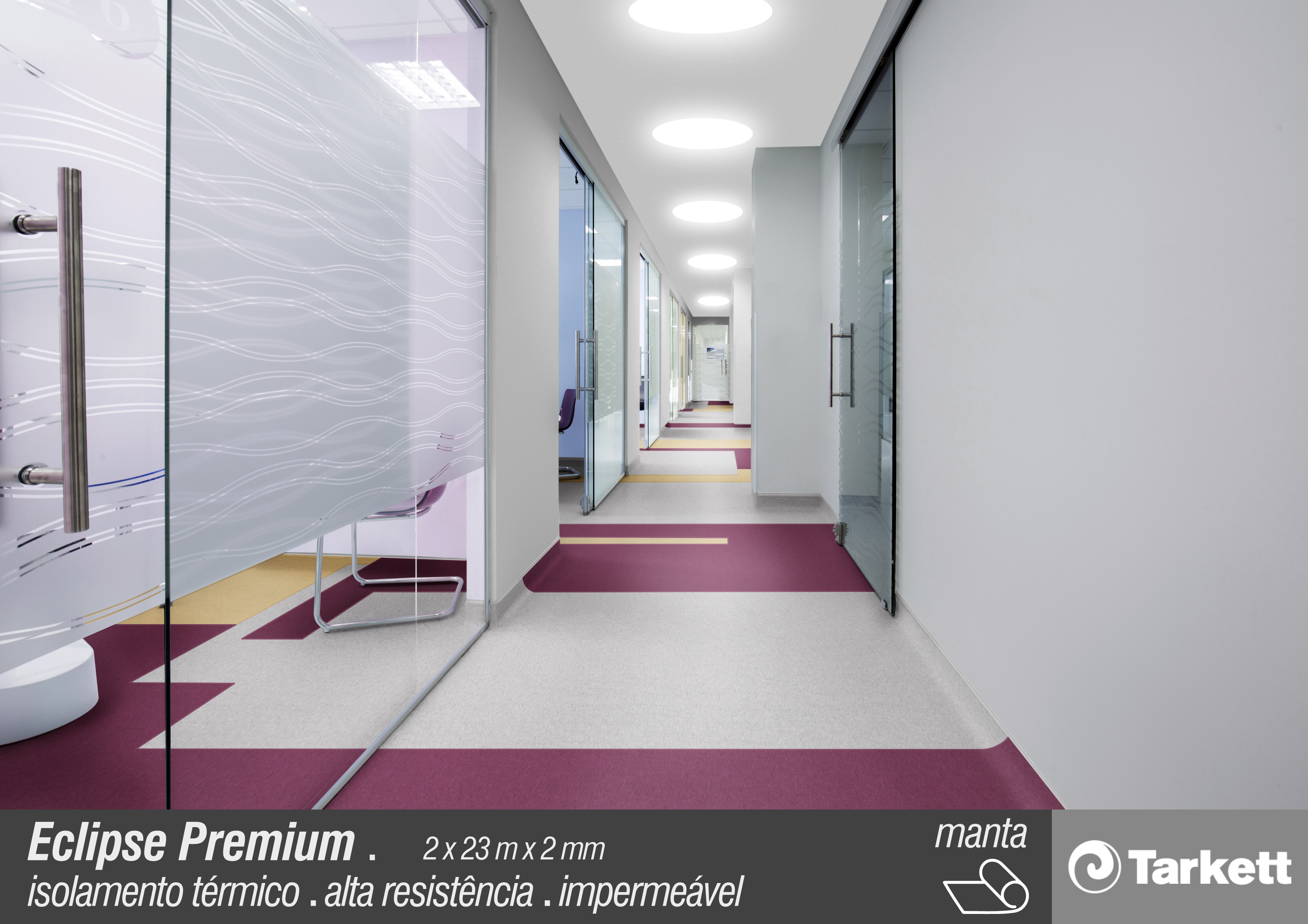 Piso Vinílico Homogêneo ideal para ambientes arrojados e com originalidade.  Seu tratamento de superfície com PUR Reforçado facilita a limpeza e elimina a necessidade de enceramento, reduzindo custos e tempo com manutenção.