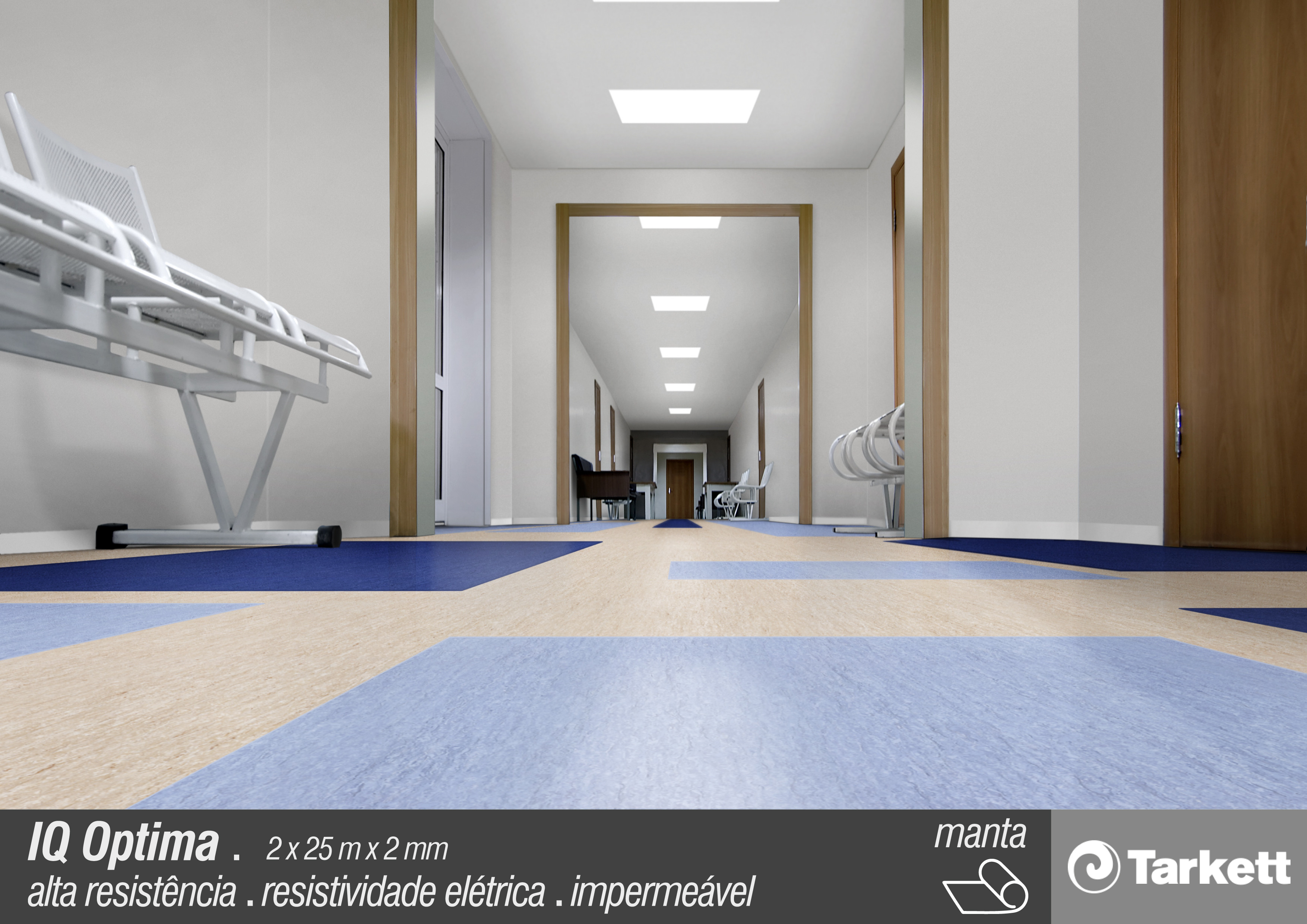 Piso vinílico homogêneo mais vendido em todo o mundo desde 1984, somando mais de 100 milhões de metros quadrados instalados. Exclusividade da Tarkett, a linha de pisos vinílicos iQ oferece a melhor proteção contra riscos e manchas, mesmo de produtos químicos.